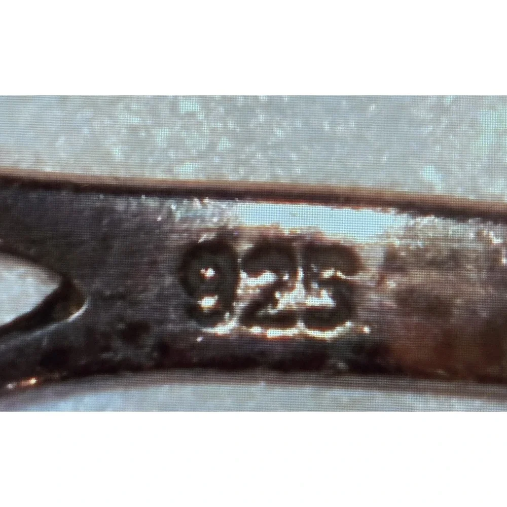 Vintage Sterling Silver Palm Tree Ring Beach Jewelry Size 8.5